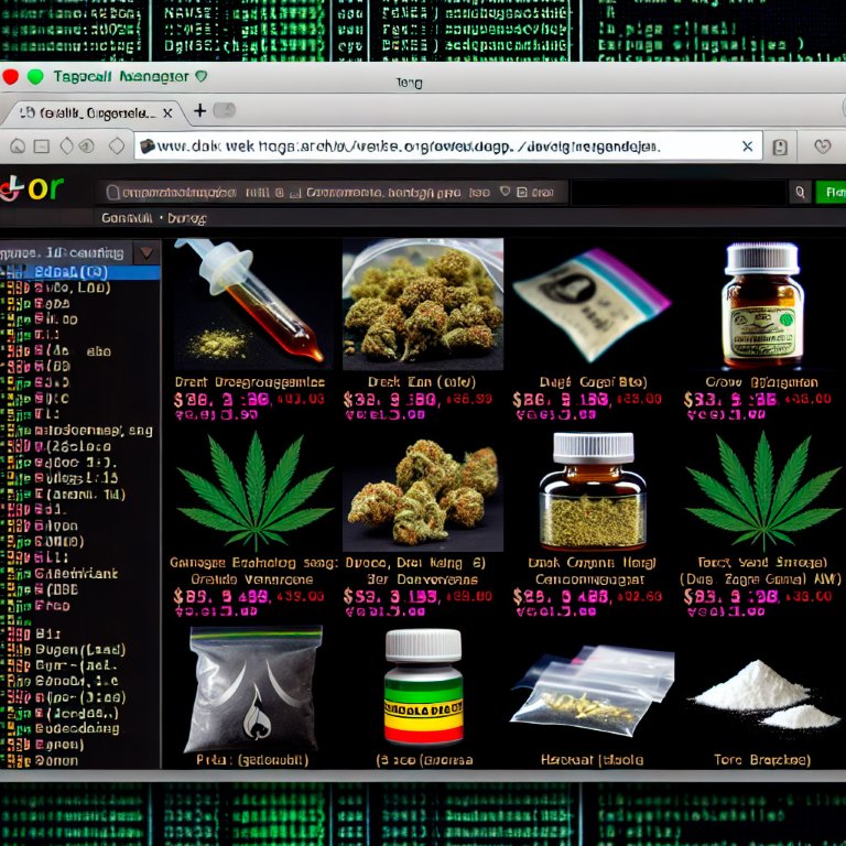 A Huge Variety of Drugs on the Darknet tor drug market